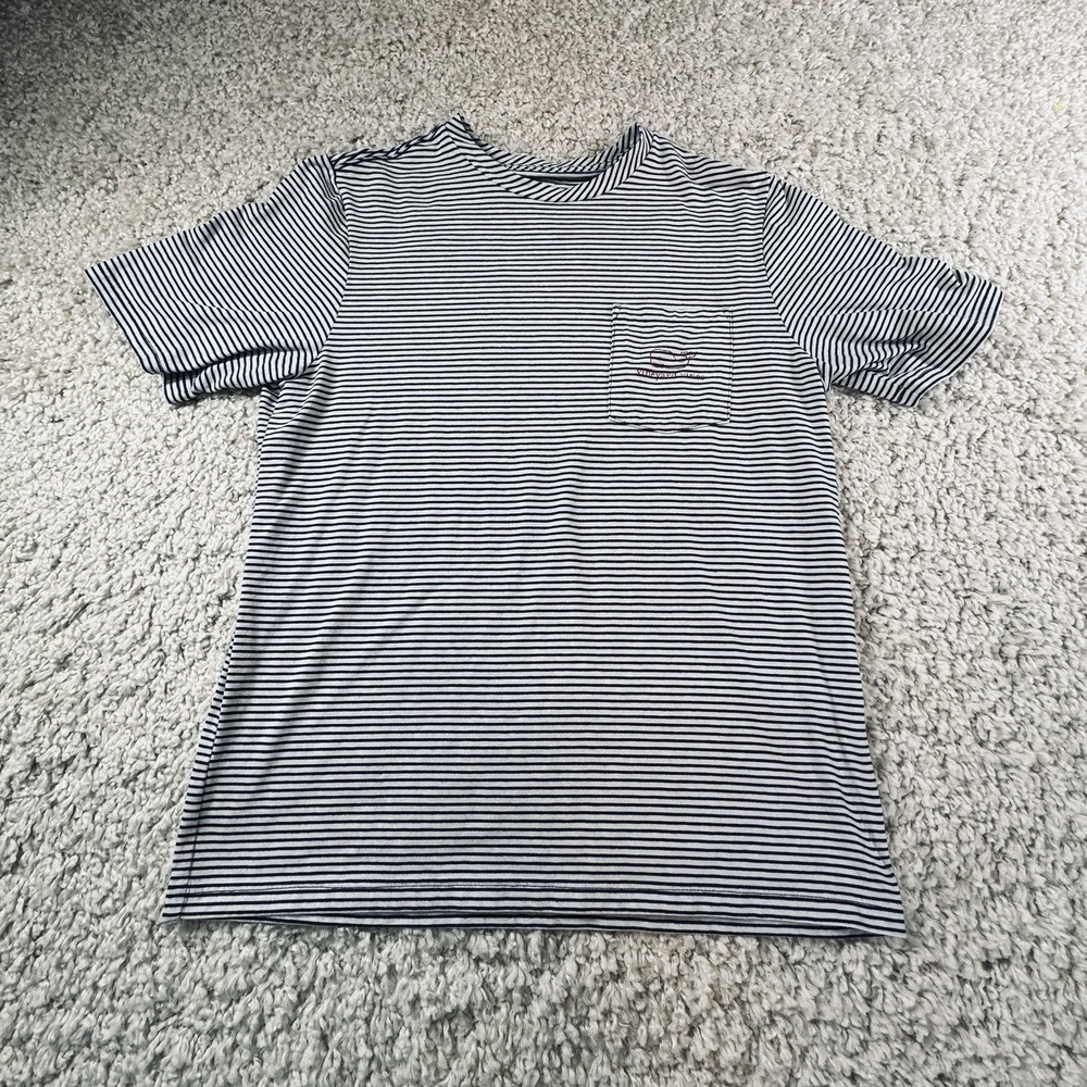 Vineyard Vines Edgartown Striped Pocket‎ Large T-Shirt Men's